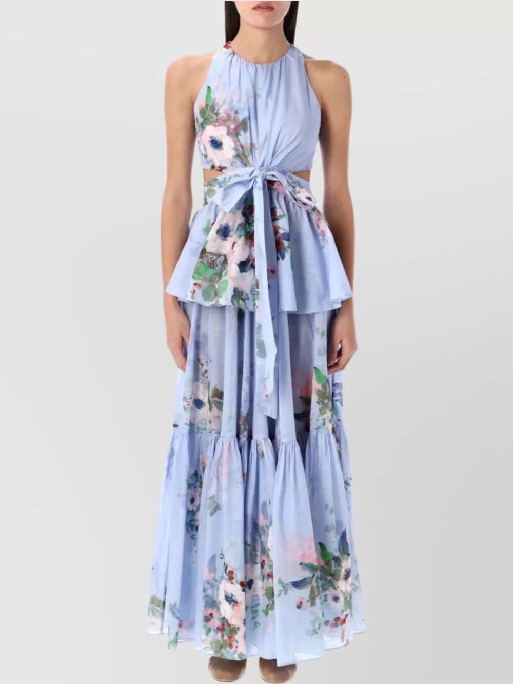 Zimmermann Draped bow midi dress